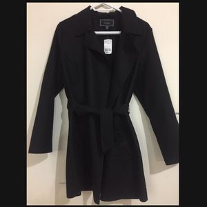 New with tags Black Le Chateau wrap coat
